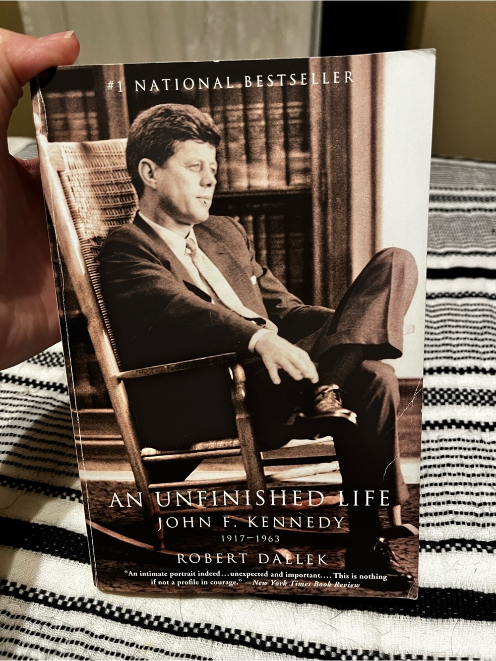 An Unfinished Life by Robert Dallek - John F. Kennedy (Sepia Cover)